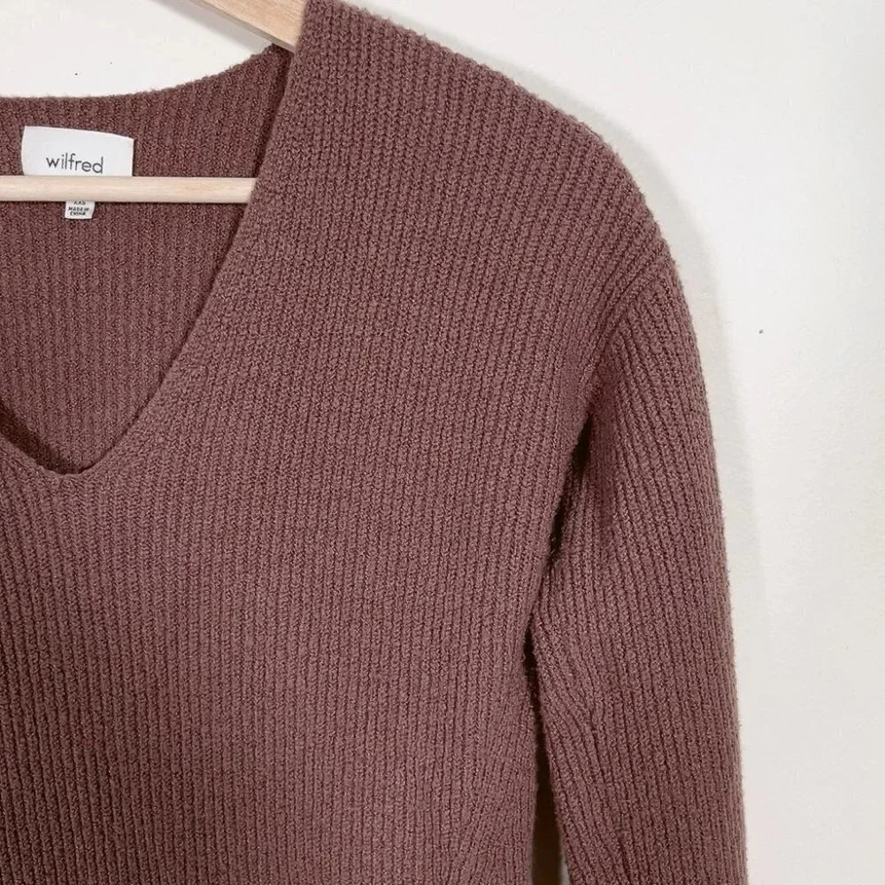 Aritzia Wilfred Henon Sweater - Cabin - Picture 8 of 16